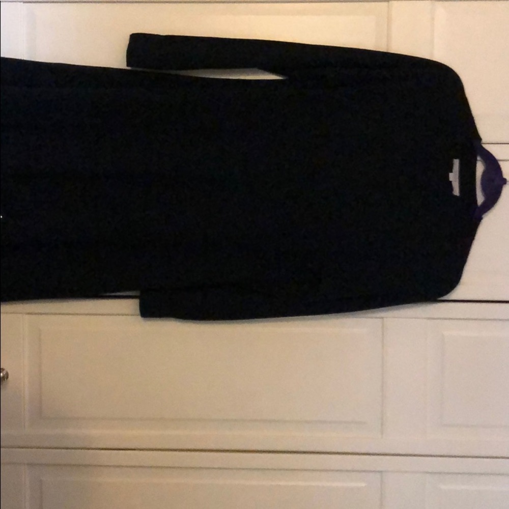 Black long sleeve sweater dress